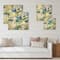 Designart - Daisy Flowers Aquarelle Impression I - Traditional Print on Natural Pine Wood